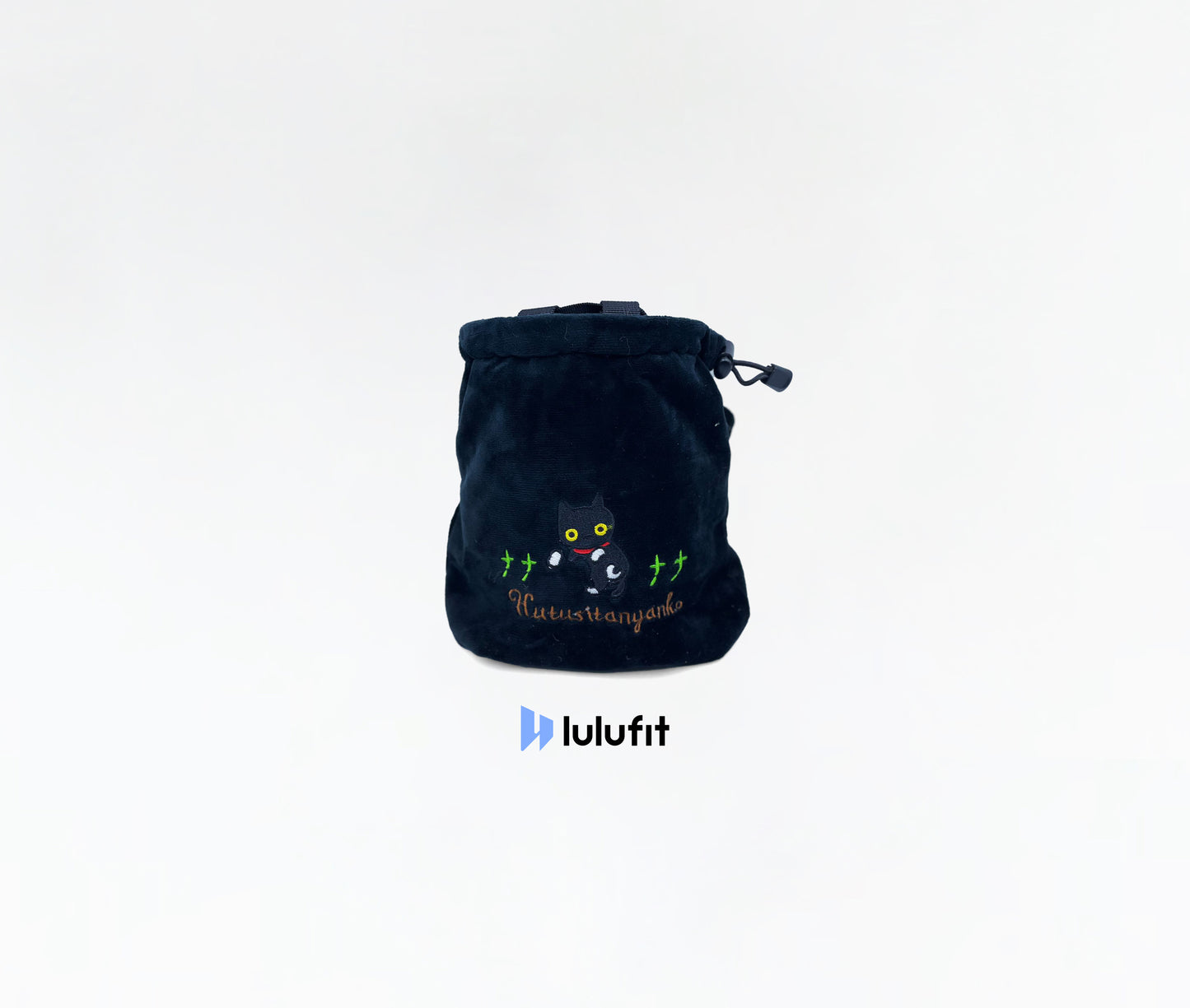 Handmade Black Cat Chalk Bag